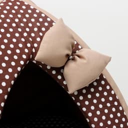 Домик-вигвам для животных «Нежность», 40×40×37 см, бязь, коричневый