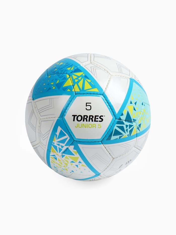 Футбольный мяч TORRES Junior-5, F323805, ручная сшивка, 32 панели, р. 5, PU