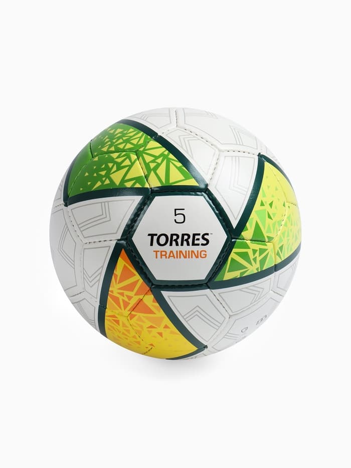 Футбольный мяч TORRES Training, F323955, ручная сшивка, 32 панели, размер 5, PU