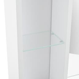 Комплект мебели для ванной комнаты «Квадро 55»: тумба с раковиной, зеркало - шкаф, цвет белый