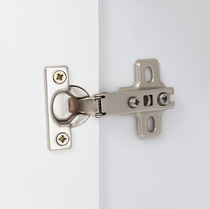 Комплект мебели для ванной комнаты «Квадро 55»: тумба с раковиной, зеркало - шкаф, цвет белый