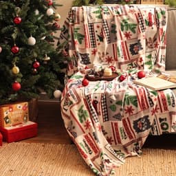Плед флисовый новогодний «Экономь и Я. Рождество», 150×180 см