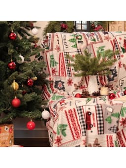 Плед флисовый новогодний «Экономь и Я. Рождество», 150×180 см