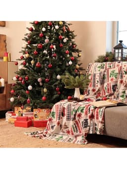 Плед флисовый новогодний «Экономь и Я. Рождество», 150×180 см