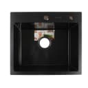 Мойка кухонная AFLORN AF95044F, врезная, S=3.0 и 0.8 мм, 50×44×22 см, сифон, графит