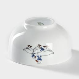 Пиала Добрушский завод «Гуси», 330 мл, d=11 см, фарфор, белая, рисунок МИКС