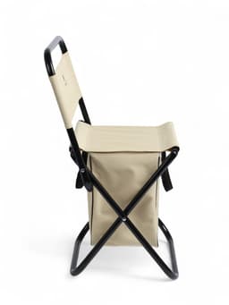 Стул туристический maclay, 28×35×58 см, до 90 кг, с сумкой, складной, со спинкой, серый