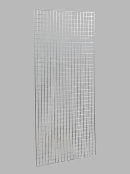 Сетка торговая 100×200 см, окантовка 6 мм, пруток - 4 мм, цвет хром