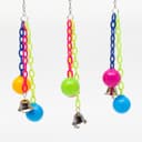 Игрушка для птиц «Погремушка», пластик, цвет МИКС