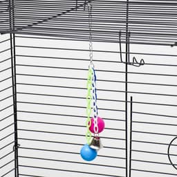 Игрушка для птиц «Погремушка», пластик, цвет МИКС