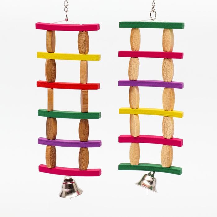 Игрушка для птиц «Лесенка», цвет МИКС