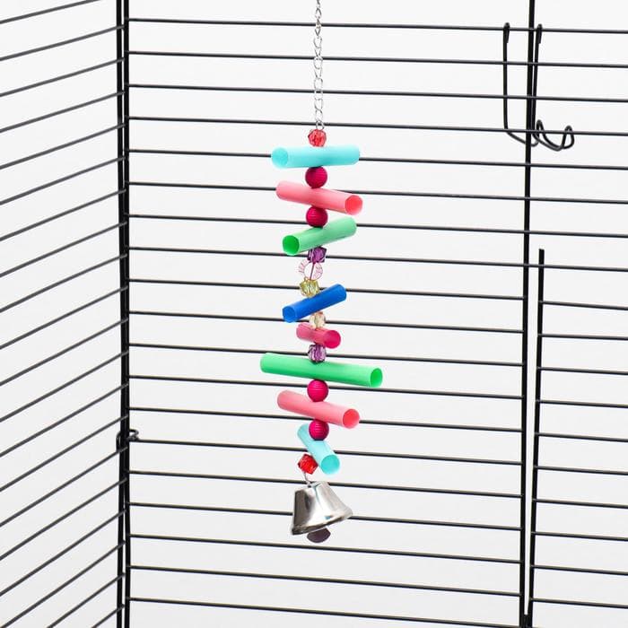 Игрушка для птиц «Ступеньки», цвет МИКС