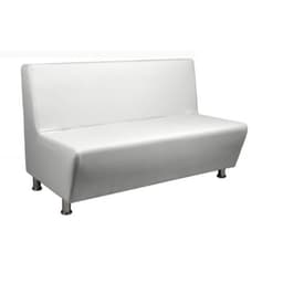 Диван офисный «Рон», без подлокотников, экокожа, 1350×740×830 мм, цвет белый