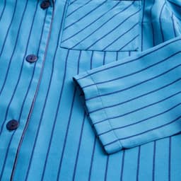 Пижама женская (рубашка, брюки) MINAKU: Light touch, синяя, размер 54