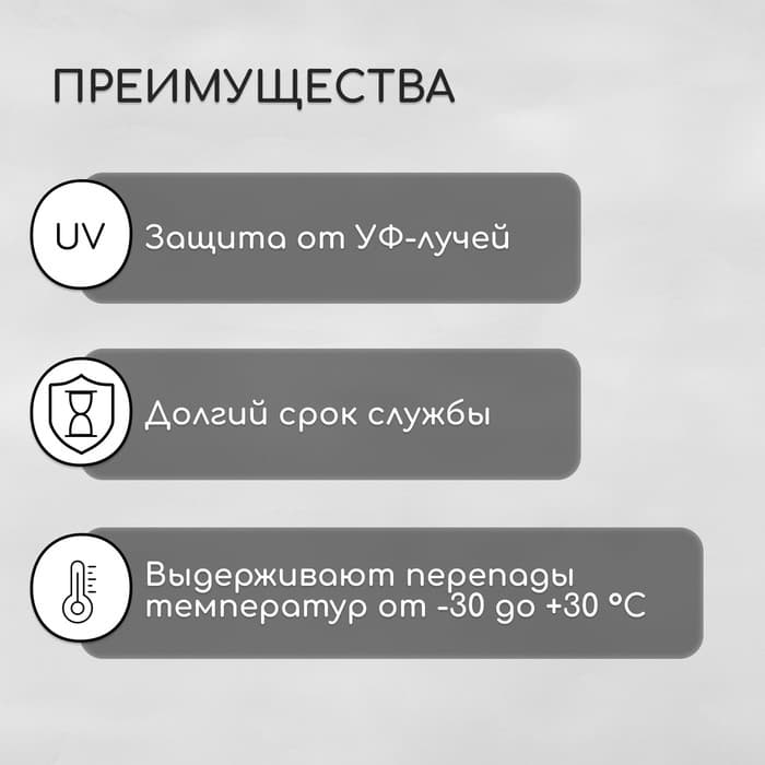 Термошайба из поликарбоната, d=38 мм, УФ-защита, бронза, набор 25 шт.