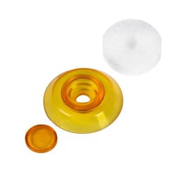 Термошайба из поликарбоната, d=38 мм, УФ-защита, оранжевая, набор 25 шт.