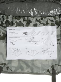 Палатка туристическая 2-местная maclay fisht sme 2, 205×150×105 см, трекинговая, однослойная, МИКС