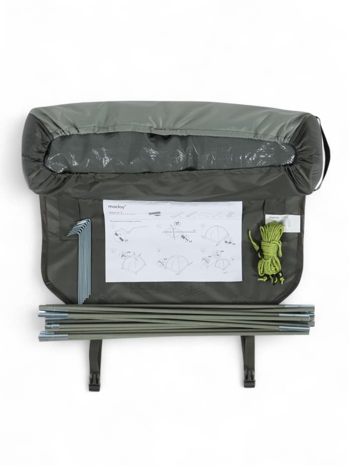 Палатка туристическая 3-местная maclay fisht se 3, 205×180×120 см, трекинговая, однослойная, зелёная