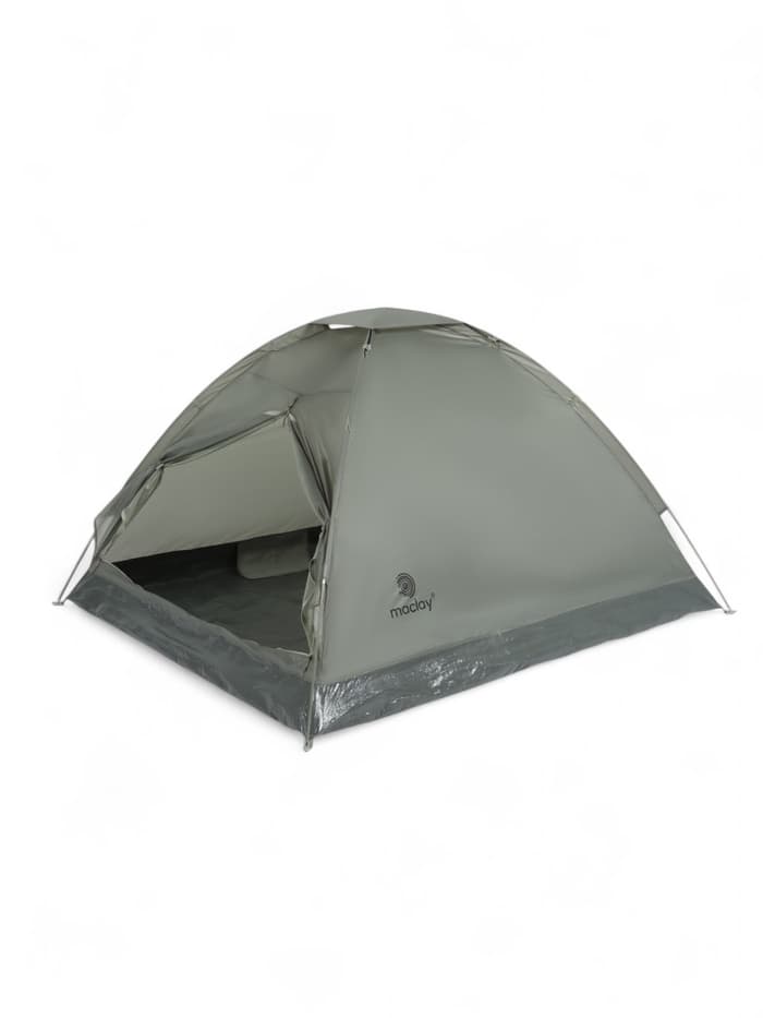 Палатка туристическая 3-местная maclay fisht se 3, 205×180×120 см, трекинговая, однослойная, зелёная