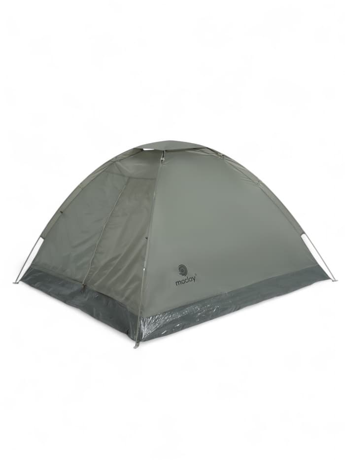 Палатка туристическая 3-местная maclay fisht se 3, 205×180×120 см, трекинговая, однослойная, зелёная