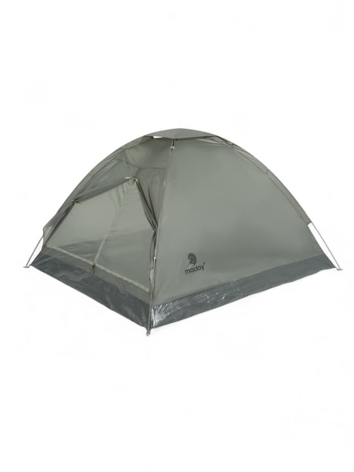 Палатка туристическая 3-местная maclay fisht se 3, 205×180×120 см, трекинговая, однослойная, зелёная