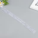 Проволока для творчества Florico 0.7 мм, 30 шт., 40 см, в бумажной оплётке, белый