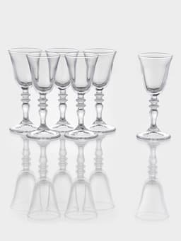 Рюмки Paşabahçe Vintage, 50 мл, набор 6 шт., стекло, прозрачные