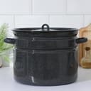 Бак эмалированный, 16 л, d=31 см, без декоры, графитовый