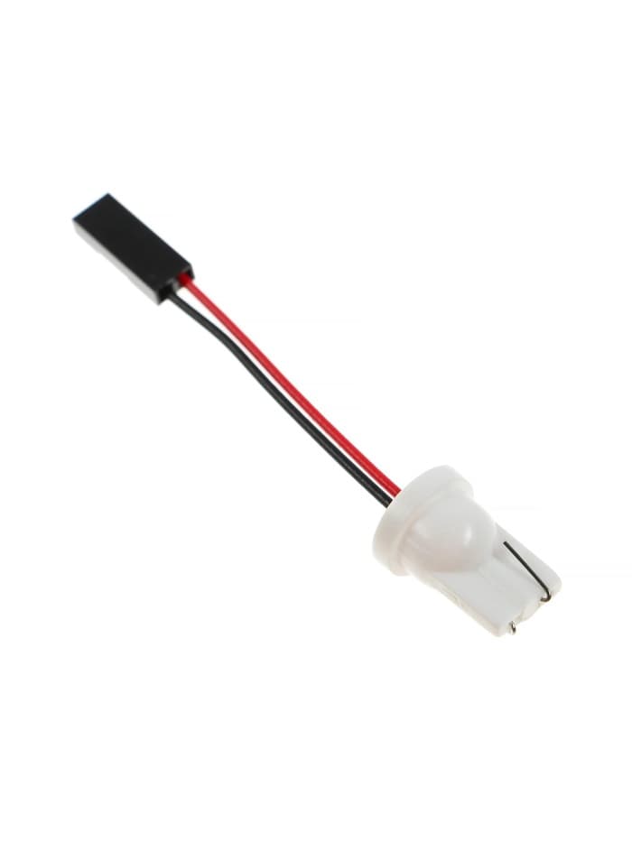 Автомобильная лампа светодиодная, 12 В, 24 SMD, два переходника, свет белый