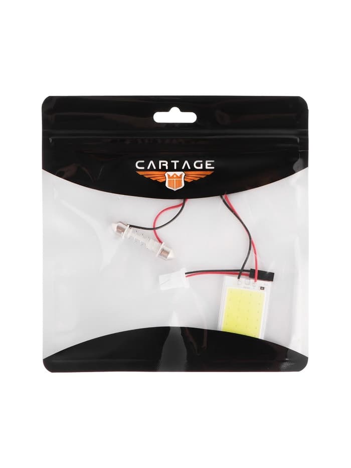 Автомобильная лампа светодиодная, 12 В, 24 SMD, два переходника, свет белый