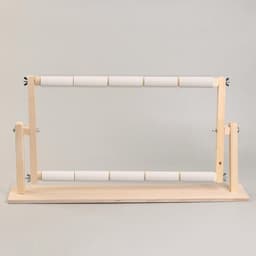 Пяльцы-рамка для вышивания, 30×50 см, с подставкой, цвет светлое дерево