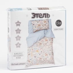 Постельное бельё 1.5-спальное «Этель. Веселый алфавит», бязь