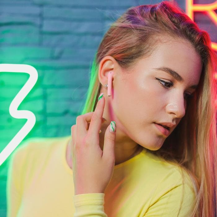 Наушники беспроводные, 9.7×9.7 см