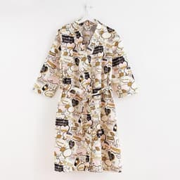 Халат женский «Этель. Девичник», размер 42-44, вафля 200 г/м², хлопок