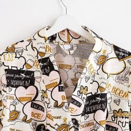 Халат женский «Этель. Девичник», размер 42-44, вафля 200 г/м², хлопок