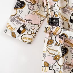 Халат женский «Этель. Девичник», размер 42-44, вафля 200 г/м², хлопок