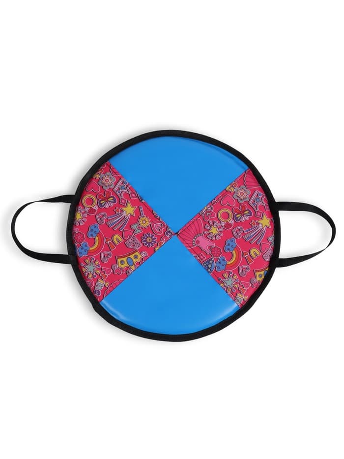 Ледянка мягкая, d=40 см, толщина 2 см, с ручками, цвет МИКС