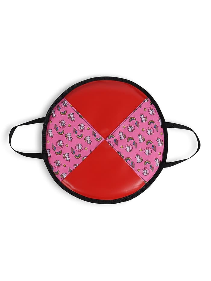 Ледянка мягкая, d=40 см, толщина 2 см, с ручками, цвет МИКС