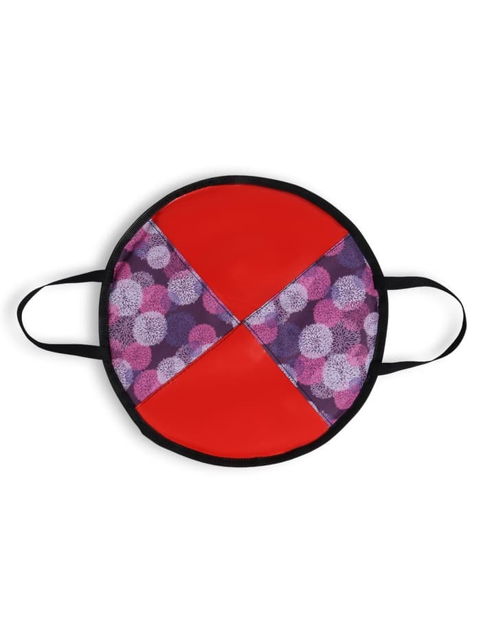 Ледянка мягкая, d=40 см, толщина 2 см, с ручками, цвет МИКС