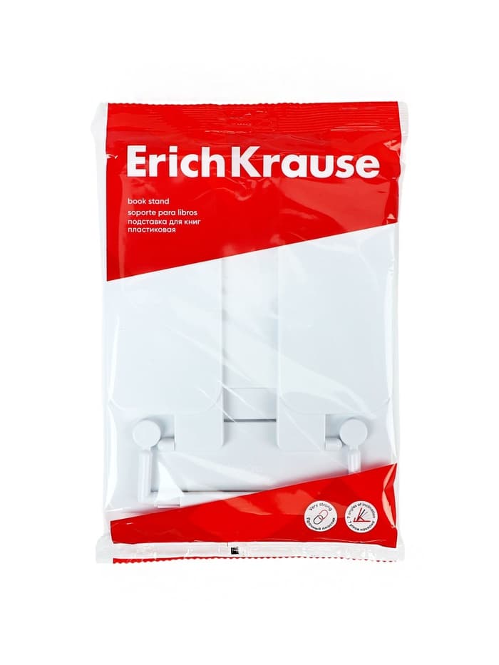 Подставка для книг, ErichKrause, пластиковая, белая