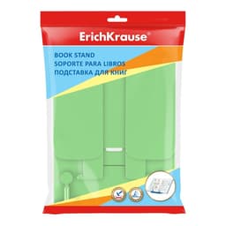 Подставка для книг, ErichKrause Neon Solid, пластиковая, зелёная