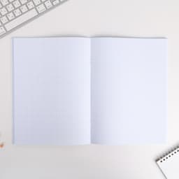 Тетрадь в клетку А4, 80 л., на скрепке, блок №1«Мрамор»