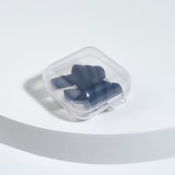 Беруши, 3×1.3 см, фасовка 10 пар, силиконовые, в футляре, чёрный