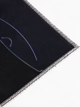 Обложка для паспорта «Волк», натуральная кожа, сплошное тиснение, цвет серебряный