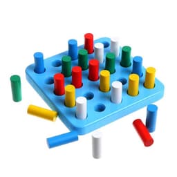 Мозаика деревянная Десятое Королевство «Весёлые столбики» 25 элементов