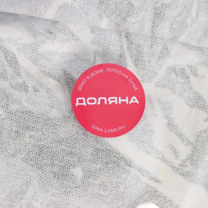 Корзина для белья Доляна «Мрамор», 35×45 см, чёрная