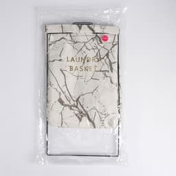 Корзина для белья складная Доляна «Монро», 40×26×50 см, белая