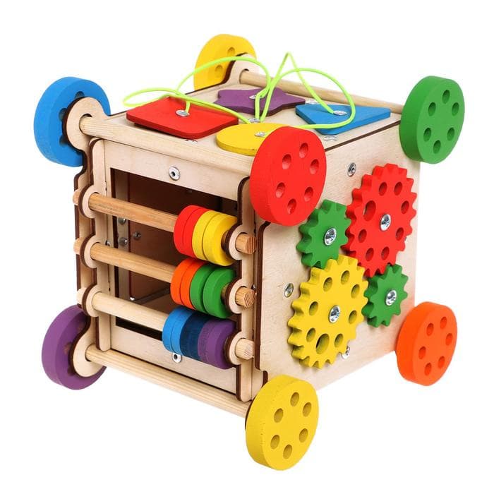 Бизикуб YOSHATOYS «Семицветик»