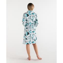 Халат женский Этель «Mint mood» рукав 3/4, размер 42-44, вафля 200 г/м², 100% хлопок