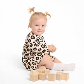 Платье - боди для девочки «Крошка Я. Леопард», рост 68-74 см